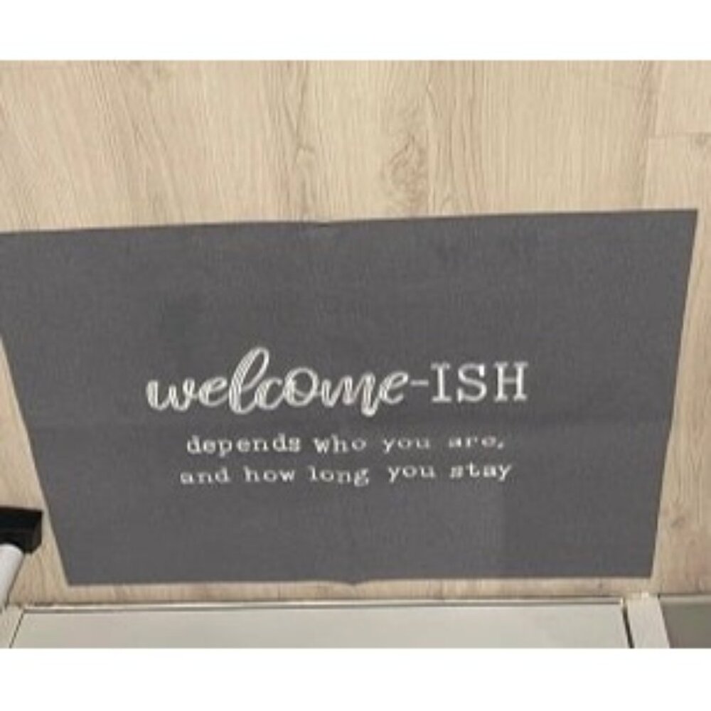 New Large Welcome Mats Outdoor Front Door Mat Indoor Entrance with Non Slip Rubb